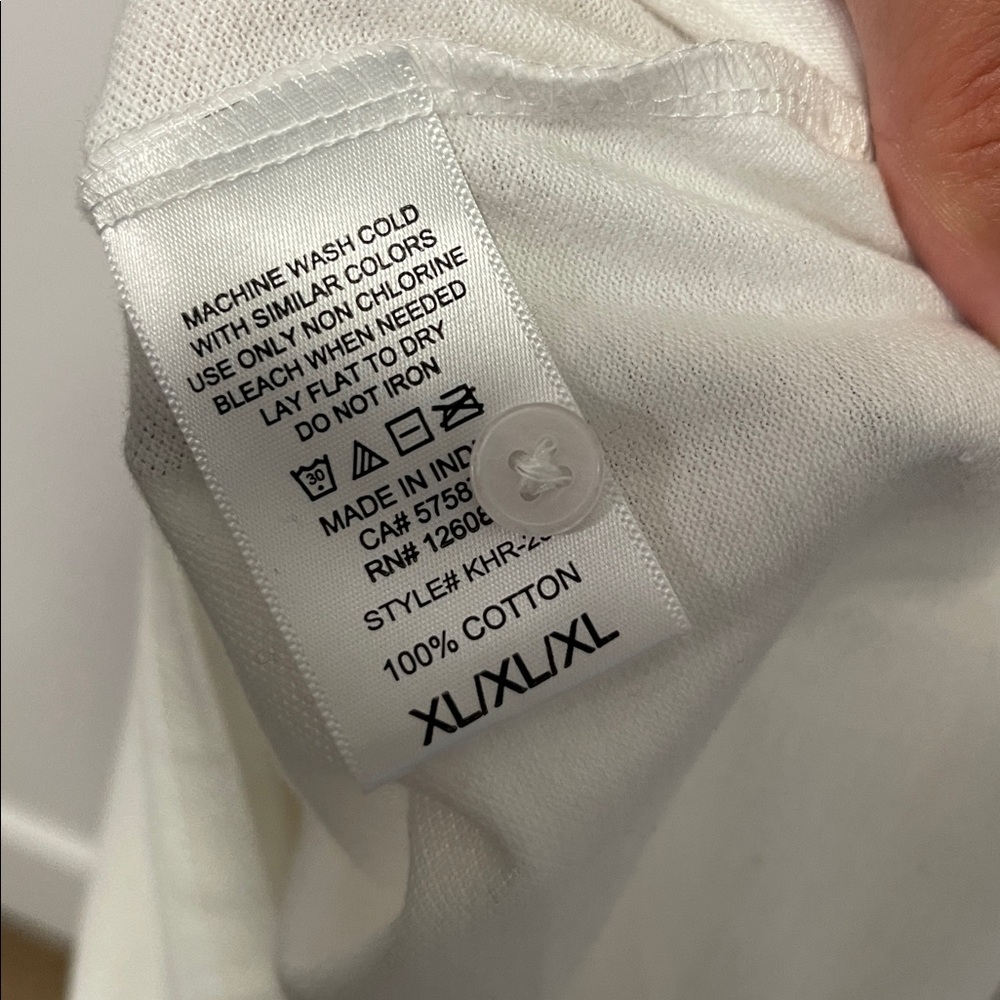 Reason Men's White Polo Shirt with Heart Patch - Picture 7 of 7